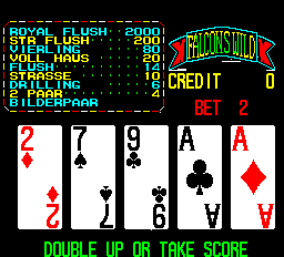 Falcons Wild - Wild Card 1991 (TVG) Screenshot