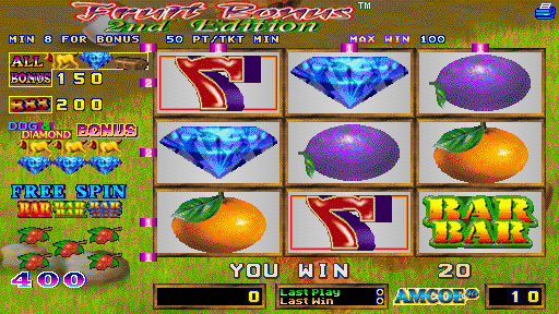 Fruit Bonus 2nd Edition (Version 1.8LT Dual) Screenshot