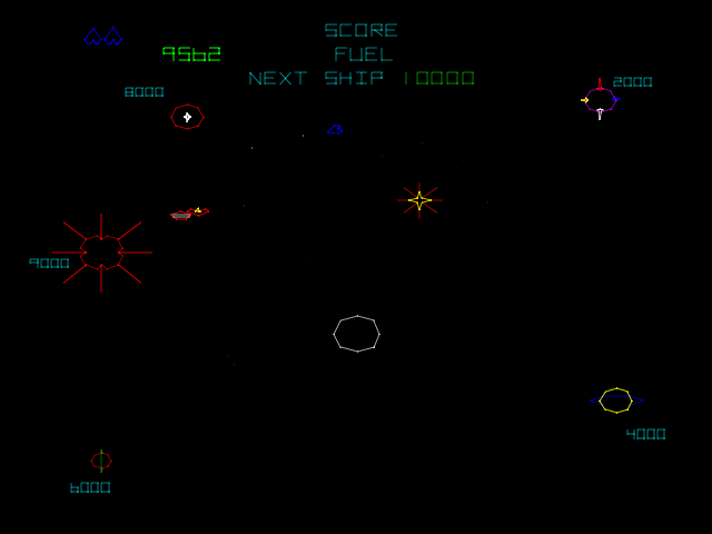 Gravitar (version 2) Screenshot