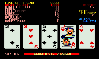 Jolly Card (Austrian, set 1) Screenshot