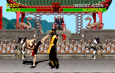 Mortal Kombat (rev 1.0 08/09/92) Screenshot