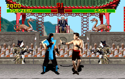 Mortal Kombat (rev 3.0 08/31/92) Screenshot