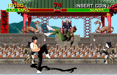 Mortal Kombat (prototype, rev 4.0 07/14/92) Screenshot