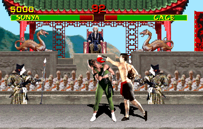 Mortal Kombat (rev 4.0 T-Unit 02/11/93) Screenshot