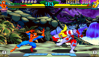 Marvel Super Heroes Vs. Street Fighter (Hispanic 970625) Screenshot