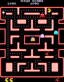 Ms. Pac-Man (bootleg, encrypted) Screenshot