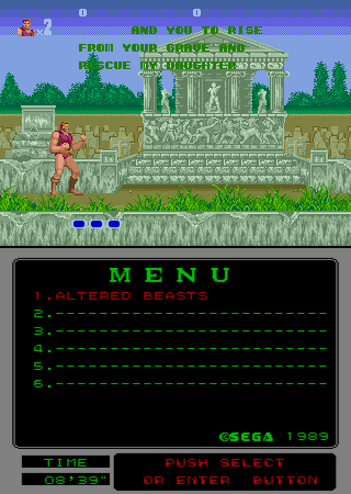 Altered Beast (Mega-Tech) Screenshot
