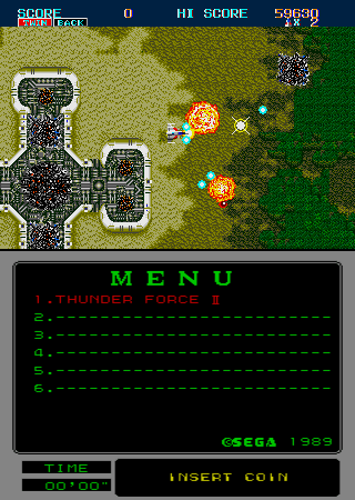 Thunder Force II MD (Mega-Tech) Screenshot