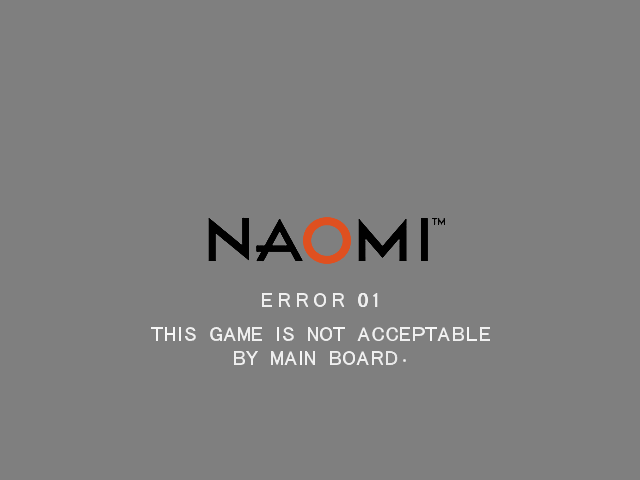 Naomi GD-ROM Bios Screenshot