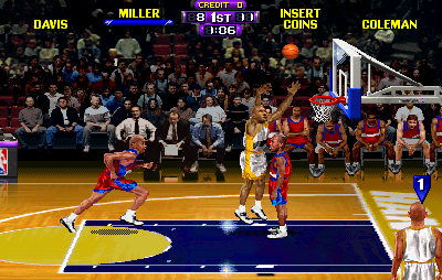 NBA Hangtime (rev L1.1 04/16/96) Screenshot