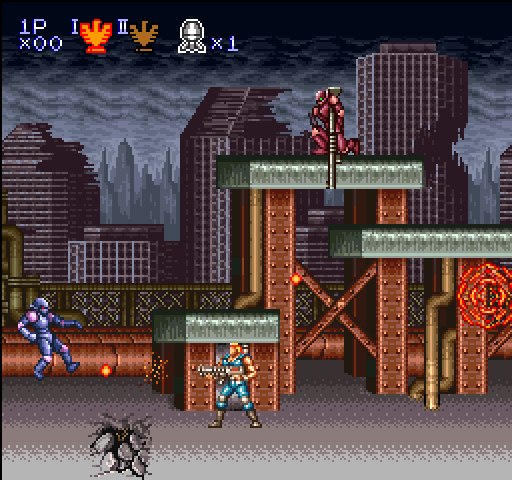 Contra 3: The Alien Wars (Nintendo Super System) Screenshot