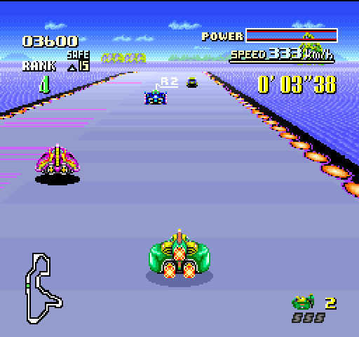 F-Zero (Nintendo Super System) Screenshot