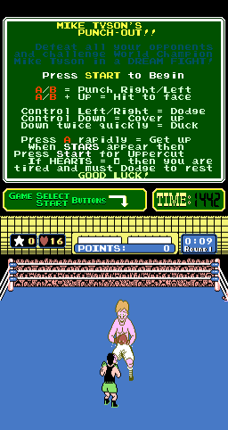 Mike Tyson's Punch-Out!! (PlayChoice-10) Screenshot
