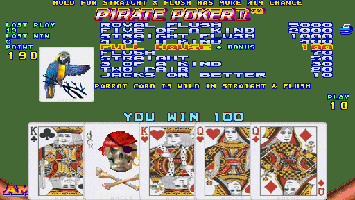Pirate Poker II (Version 2.2R, set 1) Screenshot