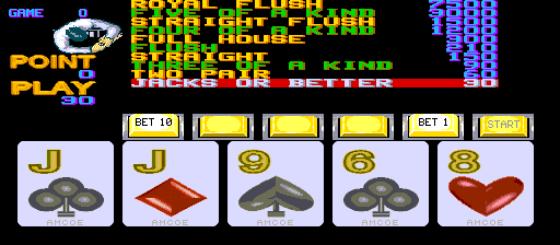 Poker Only '97 (Talking ver. 3.3) Screenshot
