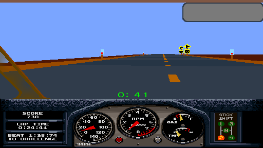 Race Drivin' (compact, British, rev 5) Screenshot