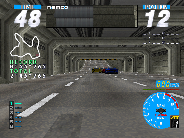 Rave Racer (Rev. RV2, World) Screenshot