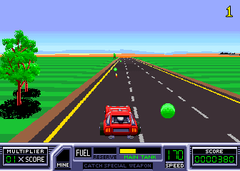 Road Blasters (cockpit, German, rev 1) Screenshot