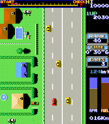 Road Fighter (set 2) Screenshot