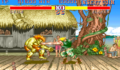 Street Fighter II: The World Warrior (World 910228) Screenshot