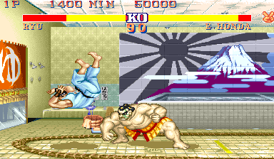 Street Fighter II': Hyper Fighting (USA 921209) Screenshot