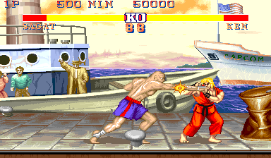 Street Fighter II': Champion Edition (M2, bootleg) Screenshot