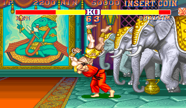 Street Fighter II: The World Warrior (Thunder Edition, bootleg) Screenshot