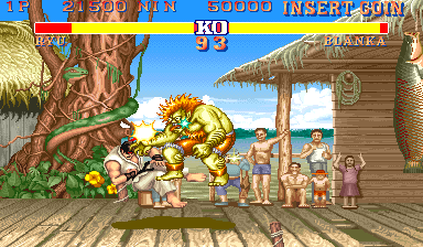 Street Fighter II: The World Warrior (USA 911101) Screenshot