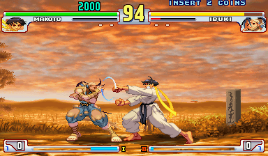 Street Fighter III 3rd Strike: Fight for the Future (Euro 990608) Screenshot