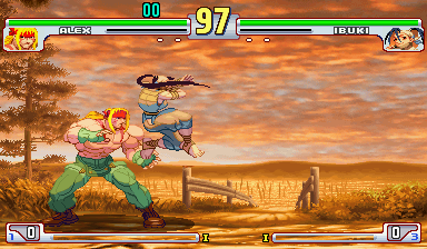 Street Fighter III 3rd Strike: Fight for the Future (Japan 990608, NO CD) Screenshot