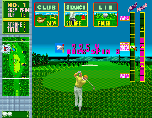 Jumbo Ozaki Super Masters Golf (Japan, Floppy Based, FD1094 317-0058-05b) Screenshot