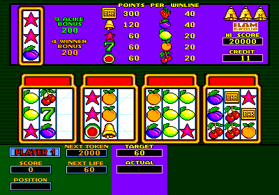 Slots (Belgian Token, Game Card 95-750-943) Screenshot