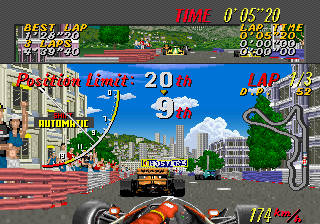 Super Monaco GP (US, Rev A) (FD1094 317-0125a) Screenshot
