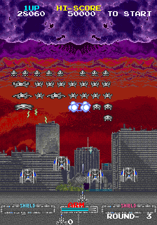 Super Space Invaders '91 (World) Screenshot