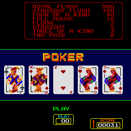 Super Draw Poker (set 1) Screenshot