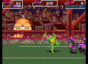 Teenage Mutant Ninja Turtles - Turtles in Time (2 Players ver UDA) Screenshot