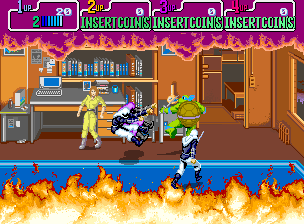 Teenage Mutant Ninja Turtles (Japan 4 Players, version 2) Screenshot