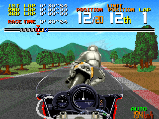 World Grand Prix (joystick version) (Japan, set 1) Screenshot