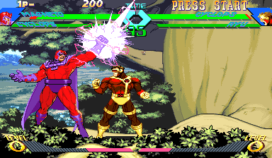 X-Men Vs. Street Fighter (USA 961023) Screenshot