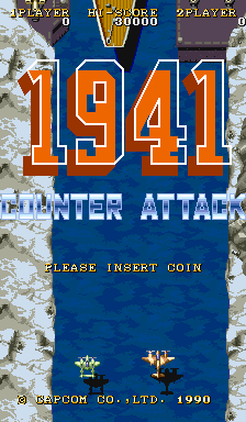1941: Counter Attack (USA 900227) Title Screen