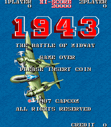 1943: The Battle of Midway (US, Rev C) Title Screen