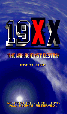 19XX: The War Against Destiny (Asia 960104) Title Screen
