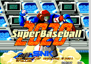 2020 Super Baseball (set 3) Title Screen