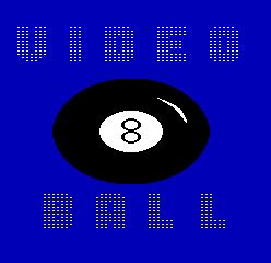 Video Eight Ball Title Screen