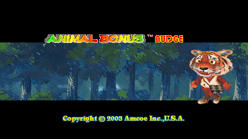 Animal Bonus Nudge (Version 2.0, set 1) Title Screen