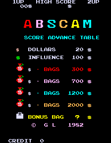 Abscam Title Screen
