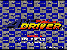 Ace Driver: Racing Evolution (Rev. AD2) Title Screen