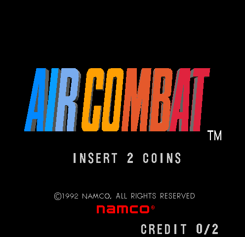 Air Combat (Japan) Title Screen