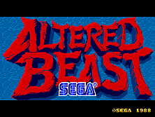 Altered Beast (set 8) (8751 317-0078) Title Screen