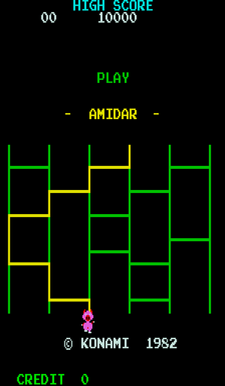 Amidar (bootleg) Title Screen